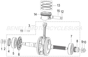 Benelli Zafferano Crankshaft (Free Shipping) Benelli Zafferano Crankshaft (Free Shipping)