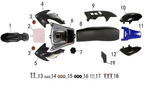 (10) Right Rear Side Panel (DB10/DB14) (10) Right Rear Side Panel (DB10/DB14)
