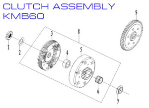 Clutch for Kayo KMB60 Dirt Bike Clutch for Kayo KMB60 Dirt Bike