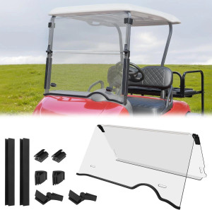 Golf Cart Windshield for EZGO RXV 2008+ Folds Down
