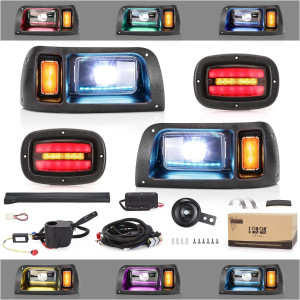 Golf Cart LED Light Kit for Club Car DS G&E Y208-C