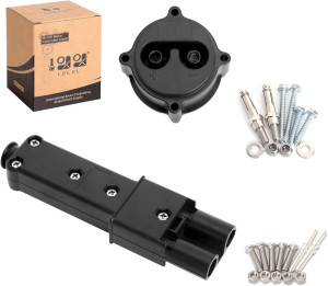 Golf Cart Charger Plug Powerwise Receptacle Kit for Yamaha G19 G22 Golf Cart Charger Plug Powerwise Receptacle Kit for Yamaha G19 G22