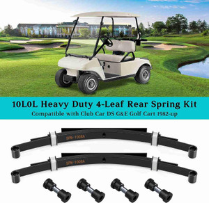 Golf Cart Rear Heavy Duty 4-Leaf Springs Kit For Club Car DS Golf Cart Rear Heavy Duty 4-Leaf Springs Kit For Club Car DS
