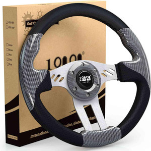 12.5 inch Wooden Golf Cart Steering Wheel Universally For Most Models 12.5 inch Wooden Golf Cart Steering Wheel Universally For Most Models