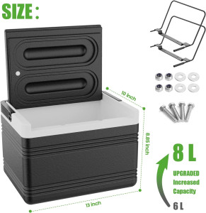 Golf Cart Cooler with Mounting Bracket Kit for EZGO Yamaha Club Car Golf Cart Cooler with Mounting Bracket Kit for EZGO Yamaha Club Car