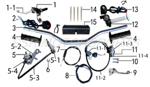Front & Rear Brake Assembly Package for SSR SR300 (FREE SHIPPING) Front & Rear Brake Assembly Package for SSR SR300 (FREE SHIPPING)