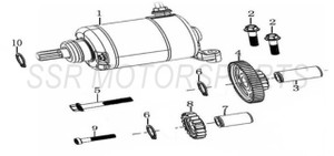 Starter for SSR SR250s Starter for SSR SR250s