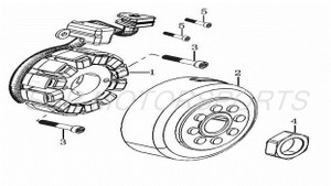 Stator for SSR SR250s, SR300S Stator for SSR SR250s, SR300S