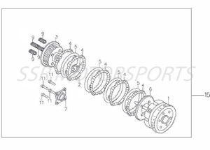 Clutch Steel Plate for SSR TR140, TR160, TX160, TR170, TX170 Clutch Steel Plate for SSR TR140, TR160, TX160, TR170, TX170