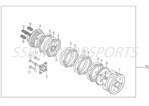 Clutch Friction Plate for SSR TR140, TR160, TR170, TX160, TX170 Clutch Friction Plate for SSR TR140, TR160, TR170, TX160, TX170
