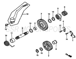 Kickstart Lever for SSR SR450s Kickstart Lever for SSR SR450s