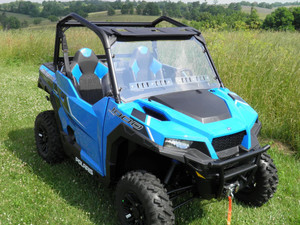 Polaris General - 1 Pc Scratch-Resistant Windshield w/Vent Option