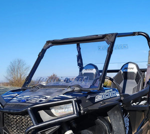 Polaris RZR 1000 - 1 Pc Windshield with Clamp and Vent Options Polaris RZR 1000 - 1 Pc Windshield with Clamp and Vent Options