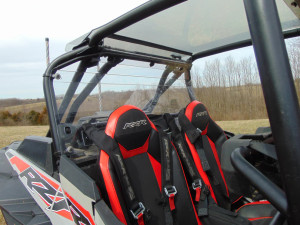 Polaris RZR XP 4 Turbo S - 1 Pc Lexan Back Panel with Upper Extension Polaris RZR XP 4 Turbo S - 1 Pc Lexan Back Panel with Upper Extension