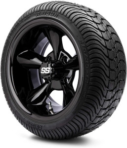 MODZ® Godfather 12" Golf Cart Wheels and Arisun Cruze (215/35-12) DOT Low Profile Golf Cart Tires Combo - Set of 4 MODZ® Godfather 12" Golf Cart Wheels and Arisun Cruze (215/35-12) DOT Low Profile Golf Cart Tires Combo - Set of 4