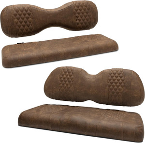 MODZ SCALEZ Golf Cart Front and Rear Seat Covers - BROWN
