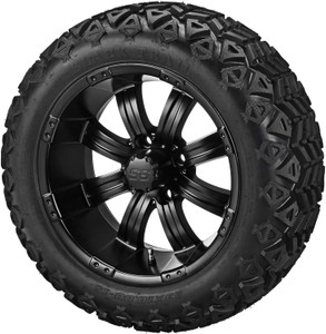 15" Casino Matte Black on 23x10-15 Black Trail Tires (Set of 4) fits Standard Lug Nuts 15" Casino Matte Black on 23x10-15 Black Trail Tires (Set of 4) fits Standard Lug Nuts