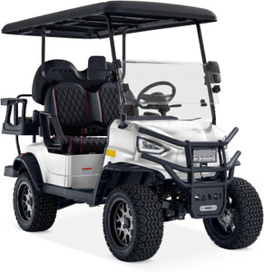 Kandi 4 Passenger Electric Cart with Lithium Battery (WHITE) Kandi 4 Passenger Electric Cart with Lithium Battery (WHITE)