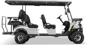 Kandi America 6 Passenger Electric Cart with Lithium Battery (SILVER) Kandi America 6 Passenger Electric Cart with Lithium Battery (SILVER)