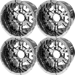 10″ Vampire Chrome Wheel – Aluminum Alloy (SET OF 4)