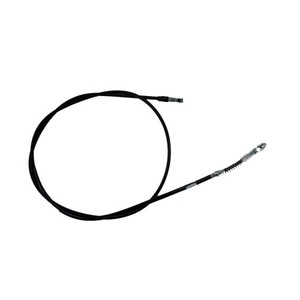 The image showcases the Rear Brake Cable for Wolf Scooter Models EX-150, Lucky, and V-50/150, a premium replacement part designed to ensure reliable and efficient braking performance. The cable features a durable construction that resists wear and stretching, ensuring long-lasting performance. With a sleeve length of 75 inches (190.5 cm) and an overall length of 82 inches (210 cm), it provides the perfect fit for EX-150, Lucky, and V-50/150 models. The easy installation process makes it a convenient upgrade or replacement option, perfect for maintaining the responsiveness and safety of your scooter. The image showcases the Rear Brake Cable for Wolf Scooter Models EX-150, Lucky, and V-50/150, a premium replacement part designed to ensure reliable and efficient braking performance. The cable features a durable construction that resists wear and stretching, ensuring long-lasting performance. With a sleeve length of 75 inches (190.5 cm) and an overall length of 82 inches (210 cm), it provides the perfect fit for EX-150, Lucky, and V-50/150 models. The easy installation process makes it a convenient upgrade or replacement option, perfect for maintaining the responsiveness and safety of your scooter.