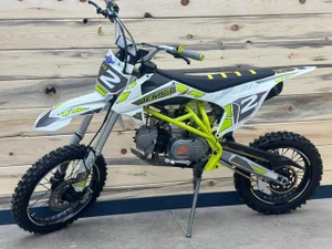 Main: 2026 Denago MX2 125cc Lime manual dirt bike
Front Forks: Denago MX2 inverted hydraulic front forks