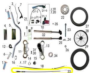 Denago MX3 Steering & Front Suspension Parts For Sale | East