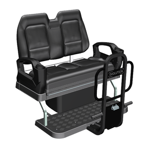 REAR SEAT KITS FOR D5 2+2/4+2 SEATER, BLACK