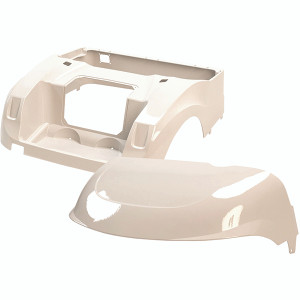 DoubleTake Factory 2-Piece Body Kit for E-Z-GO RXV - Complete front and rear pearl replacement panels with exact OEM fitment. High-impact polypropylene construction for superior durability. DoubleTake Factory 2-Piece Body Kit for E-Z-GO RXV - Complete front and rear pearl replacement panels with exact OEM fitment. High-impact polypropylene construction for superior durability.