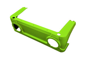 FRONT BAFFLE FOR REAR COWL, LIME GREEN D-MAX FRONT BAFFLE FOR REAR COWL, LIME GREEN D-MAX