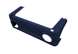 FRONT BAFFLE FOR REAR COWL, MEDITERRANEAN BLUE DMAX