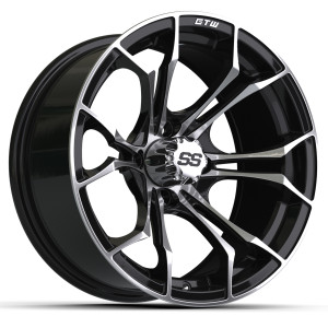 15″ GTW® Spyder Gloss Black Wheel 15″ GTW® Spyder Gloss Black Wheel