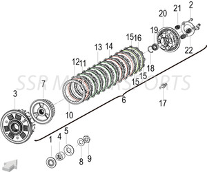 Clutch Assembly for QJ SRT750X