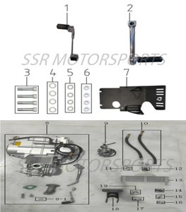 Engine Assembly for SSR SR125R/SR125RB Engine Assembly for SSR SR125R/SR125RB