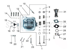 CYLINDER HEAD ASSEMBLY FOR SR189 CYLINDER HEAD ASSEMBLY FOR SR189
