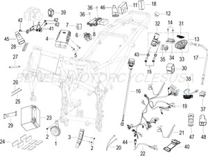 MAIN WIRE HARNESS FOR BENELLI TRK502X