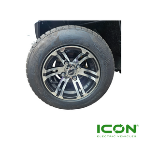 205/50-10 Wanda Wheel and Tire Combo for ICON Commercial and ICON EV EV Golf Carts 205/50-10 Wanda Wheel and Tire Combo for ICON Commercial and ICON EV EV Golf Carts
