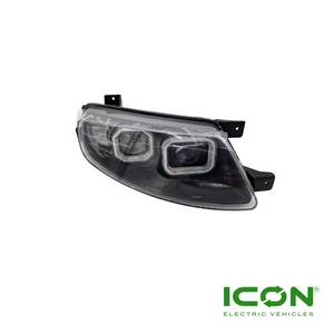 Passenger Side (Right) Front Headlight for ICON-HD, ICON Gas, and ICON EV Golf Carts Passenger Side (Right) Front Headlight for ICON-HD, ICON Gas, and ICON EV Golf Carts