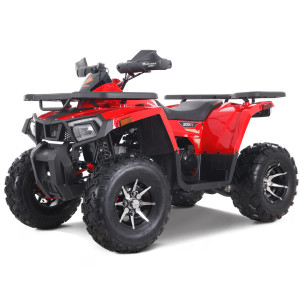 “Denago Mudhawk 200 red youth ATV fully assembled or crate option”