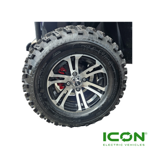23x10.50-12 Wanda Wheel and Tire Combo for ICON Commercial, ICON-HD, ICON Gas, and ICON EV Golf Carts 23x10.50-12 Wanda Wheel and Tire Combo for ICON Commercial, ICON-HD, ICON Gas, and ICON EV Golf Carts