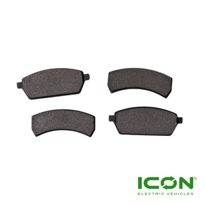 ICON Front Disc Brake Pads for ICON i20, i40, i60, i80 Model Golf Carts Full Replacement Front Set Driver & Passenger Set of 4 Pads ICON Front Disc Brake Pads for ICON i20, i40, i60, i80 Model Golf Carts Full Replacement Front Set Driver & Passenger Set of 4 Pads