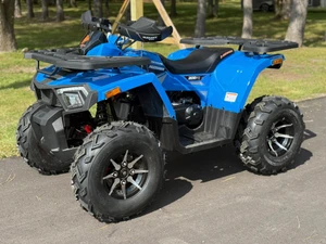 “Denago Mudhawk 200 youth/adult ATV Blue – 200cc kids four-wheeler”