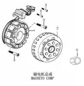 Stator Assembly / Magneto for Kayo K6-R Stator Assembly / Magneto for Kayo K6-R