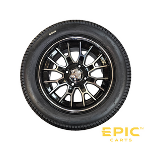12 Inch Aluminum Rim + 20*9-12 Tire for EPIC E40FX Golf Carts 12 Inch Aluminum Rim + 20*9-12 Tire for EPIC E40FX Golf Carts