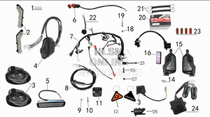 Digital Dash Display for Denago Mudhawk 10 FI Digital Dash Display for Denago Mudhawk 10 FI