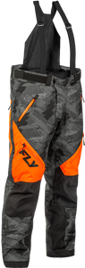 “Fly Racing SNX Pro Pants front view – men’s waterproof snow pants with Hydraguard technology”