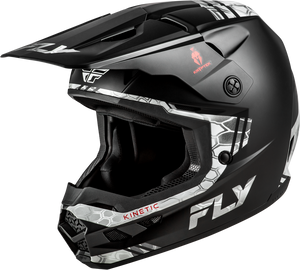 Front view of the Fly Racing Kinetic Verdict Kryptek Helmet showing its sleek Kryptek camo finish and aerodynamic shell design.
