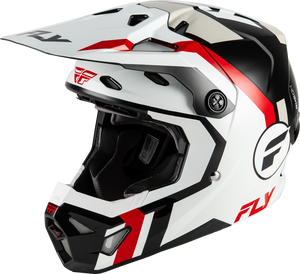 Fly Racing Formula CP Seal Helmet front view — Stone/Khaki/Olive polycarbonate shell with RHEON® impact protection.
