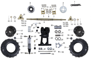 (34) Rear Disc Brake Installation Fixed Seat (34) Rear Disc Brake Installation Fixed Seat