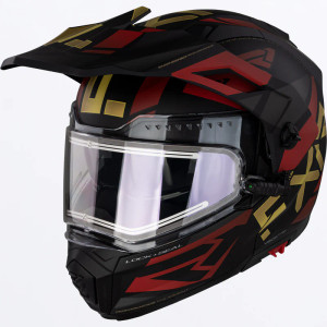 Maverick Modular Team Helmet Char/Gold/Rust